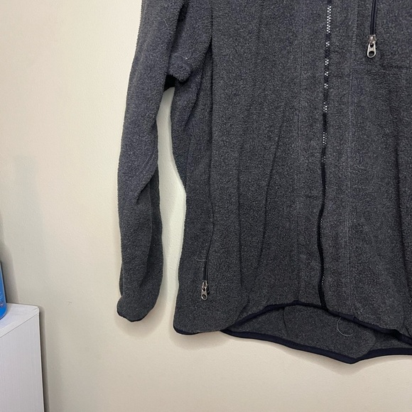 Patagonia Vintage 90s Synchilla Gray Full Zip Men’s Fleece XXL - Picture 5 of 9